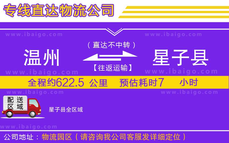 溫州到星子縣貨運(yùn)專線